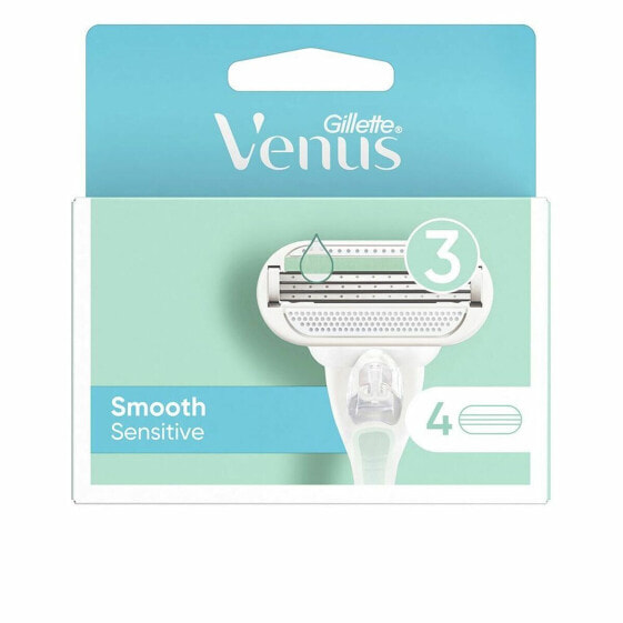 Запасные лезвия для бритвы Gillette Venus Smooth Sensitive 4 штук (4 uds)