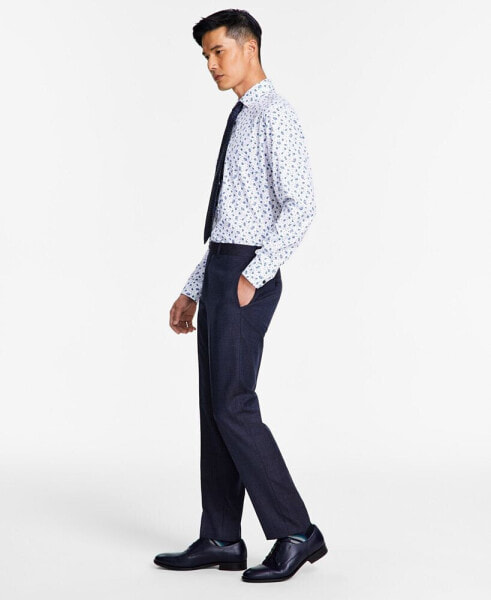Men's Slim-Fit Stretch Solid Suit Pants