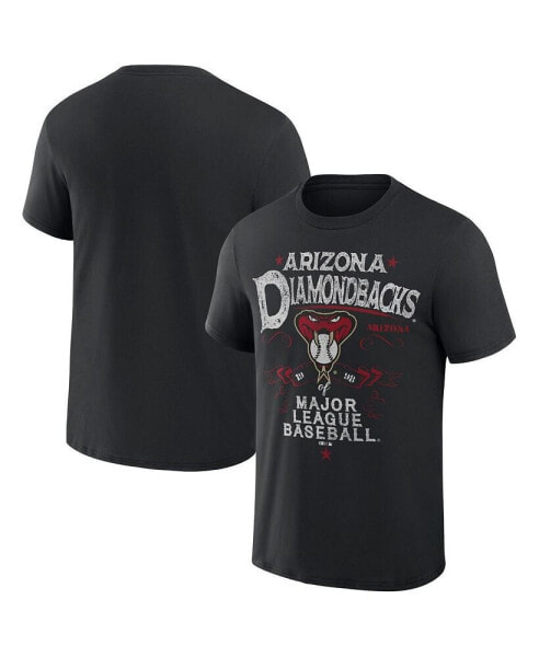 Men's Darius Rucker Collection by Black Arizona Diamondbacks Beach Splatter T-shirt