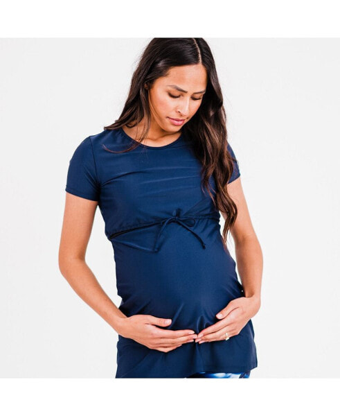 Women's Plus Size Nikki Nursing and Maternity Swim Tunic