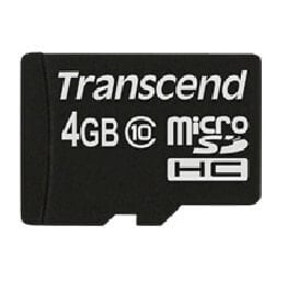 Карта памяти Transcend micro SDXC/SDHC 4GB