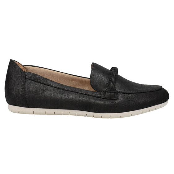 LifeStride Drew Black Loafers Womens Black Flats Casual H6622S1001