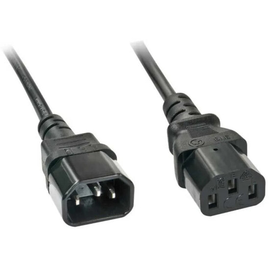 LINDY IEC Mains Extension power cord 2 m