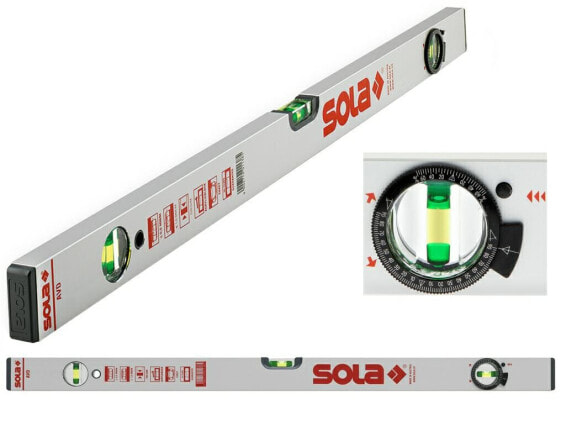Sola Aluminum Уровень с регулируемым углом 40 см AVD 40