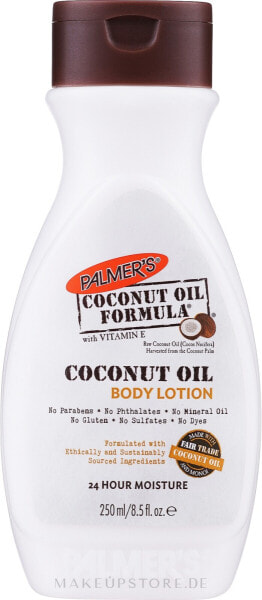 Feuchtigkeitsspendende Körperlotion mit Vitamin E und Kokosöl - Palmer's Coconut Oil Formula with Vitamin E Body Lotion 250 ml