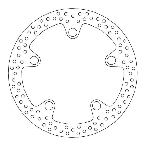 MOTO-MASTER Halo Honda 110537 front brake disc