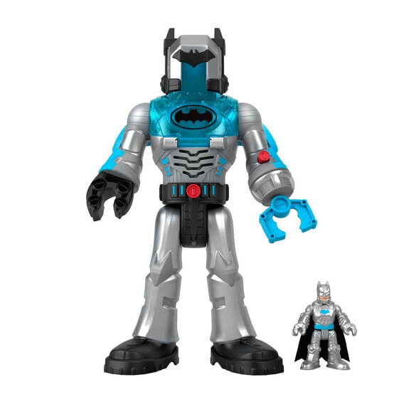 Игровая фигурка Imaginext Batman Gray Defender And Exo Suit Figure (Серый защитник Бэтмена и экзоскелет).