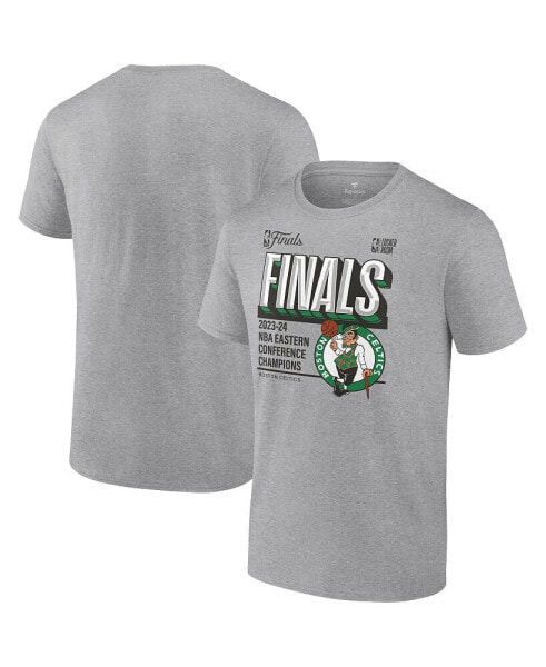 Men's Steel Boston Celtics 2024 Eastern Conference Champions Locker Room T-Shirt