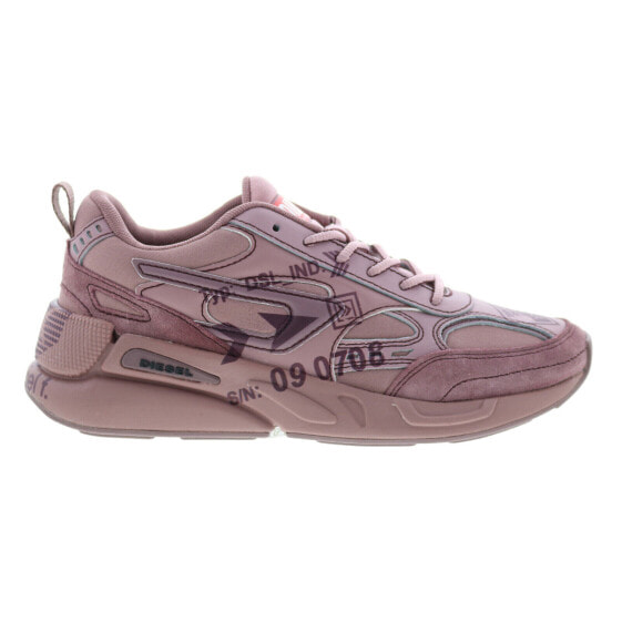 Diesel S-Serendipity Sport W Womens Pink Leather Lifestyle Sneakers Shoes 7