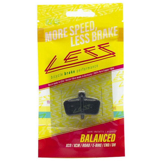 Тормозные накладки LESS Balanced Sram Guide Ultimate g2 / Avid x0-7-9 Organic