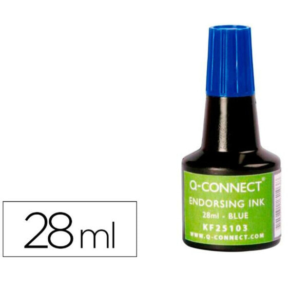 Refill ink Q-Connect KF25103 Blue 28 ml