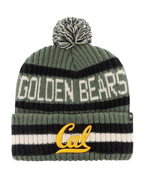 Men's Green Cal Bears OHT Military-Inspired Appreciation Bering Cuffed Knit Hat with Pom