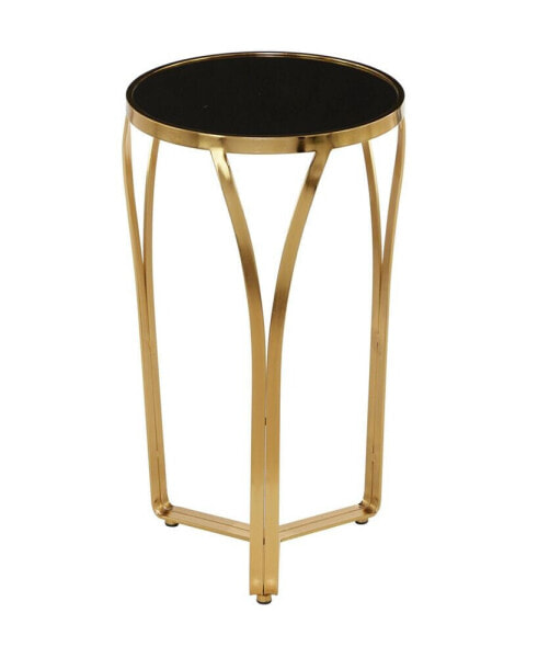 Metal Contemporary Accent Table, 16" x 16" x 23"