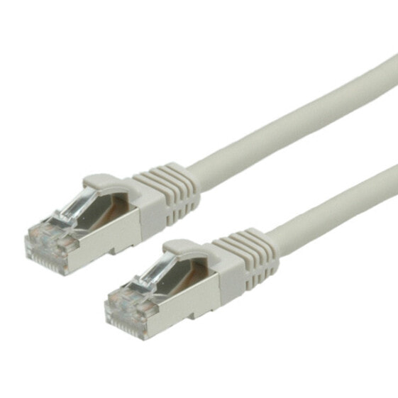 VALUE S/FTP Patch Cord Cat.6 - halogen-free - grey - 1.5 m - 1.5 m - Cat6 - S/FTP (S-STP) - RJ-45 - RJ-45