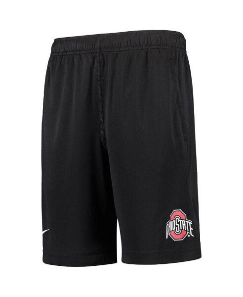 Big Boys Black Ohio State Buckeyes Performance Fly Shorts