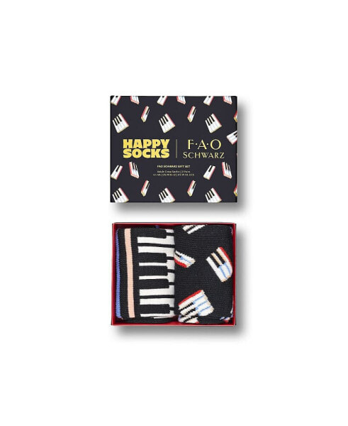Men's X Fao Schwarz Piano Socks Gift Set, Pack of 2