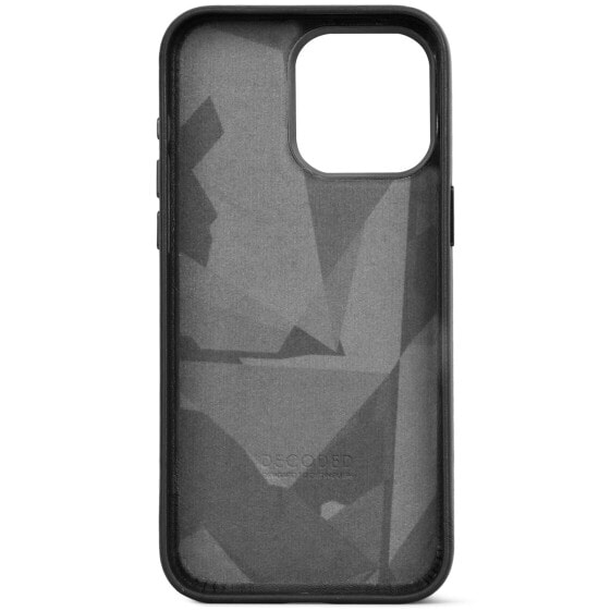 Decoded Leather Backcover für iPhone 15 Pro Max Black