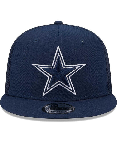 Men's Navy Dallas Cowboys Main Trucker 9FIFTY Snapback Hat