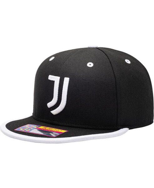 Бейсболка Fan Ink для мужчин черного цвета с лентой Juventus Snapback