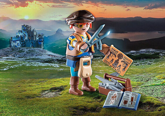 Мультицветный игровой набор Playmobil Novelmore - Dario mit Werkzeug 71302