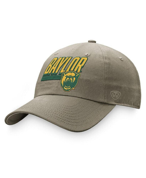 Бейсболка с регулируемой посадкой Top of the World Baylor Bears Khaki для мужчин