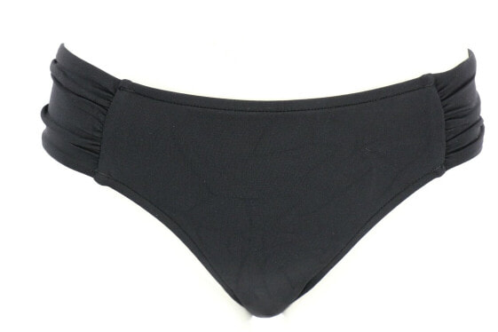 L*Space 254357 Womens Bikini Bottom Swimwear Solid Black Size X-Small
