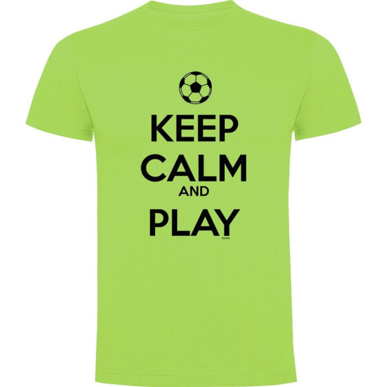 KRUSKIS Keep Calm And Play Football short sleeve T-shirt