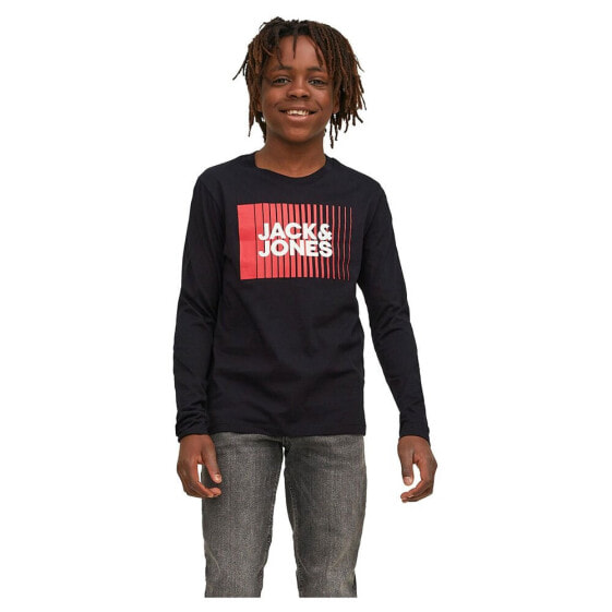 JACK & JONES Corp Logo Long Sleeve O Neck T-Shirt