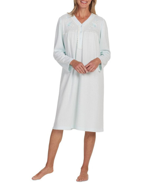 Women's Embroidered Short Nightgown