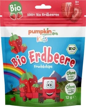 Kindersnack Gefriergetrocknete Erdbeeren, ab 3 Jahren, 12 g