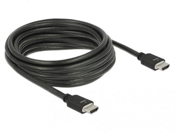 Delock 85296 - 5 m - HDMI Type A (Standard) - HDMI Type A (Standard) - 3D - 48 Gbit/s - Black