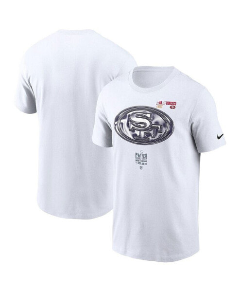 Men's White San Francisco 49ers Super Bowl LVIII Opening Night T-shirt