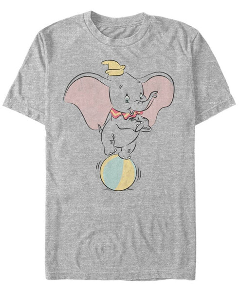 Men's Dumbo Ball Pose Short Sleeve T-Shirt