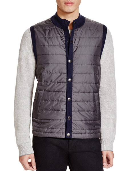 Barbour 288427 Mens Gilet Quilted Vest Navy / Gray Size XX-Large