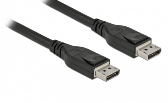 Delock Active DisplayPort Cable 8K 60 Hz 15 m - 15 m - DisplayPort - DisplayPort - Male - Male - 7680 x 4320 pixels
