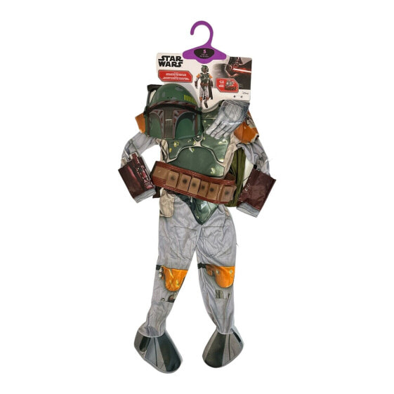 Rubies Star Wars Boba Fett Boy's Jumpsuit, Cape, Mask & Gloves Dress Up Costume