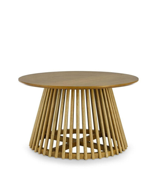Versatile Minimalist Coffee Table, Modern Solid Wood Nordic Design