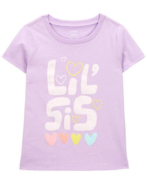 Toddler Lil Sis Graphic Tee 5T