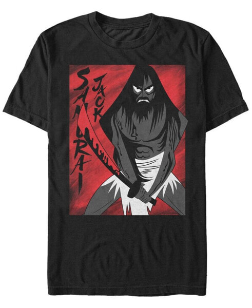Men's Samurai Jack Seeing Red Vengeance is Near Short Sleeve T- shirt