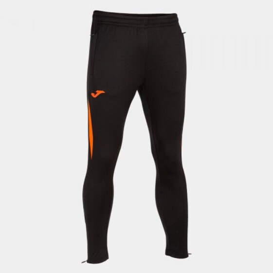 Брюки мужские Joma Championship VII Long Pants 103200.108 черно-оранжевые