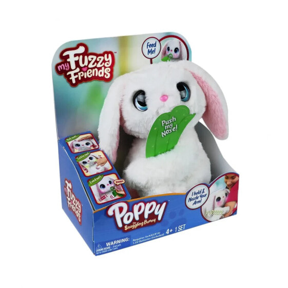 MY FUZZY FRIENDS My Fuzzy Friend Interactive Toy Snuggling Bunny 18524 teddy