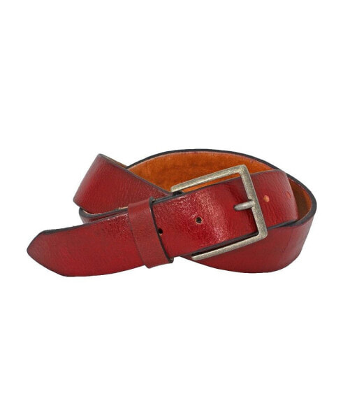 Men's Leather Non-Reversible Dress Casual Belt