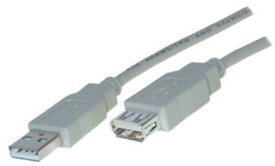 ShiverPeaks BS77122, 1.8 m, USB A, USB A, USB 2.0, Grey