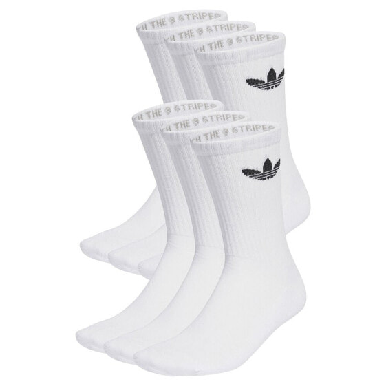 ADIDAS ORIGINALS Trefoil Cushion crew socks 6 pairs