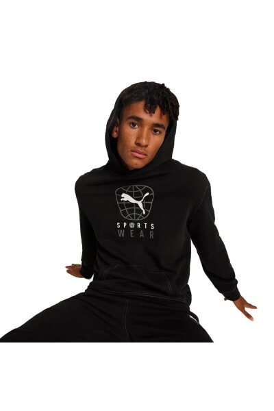 Better Sportswear Erkek Siyah Günlük Stil Sweatshirt 67900201