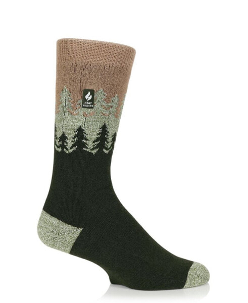 Men's Ultra Lite Balsam Trees Crew Sock