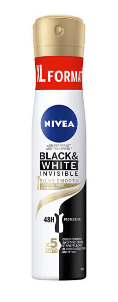 Antiperspirant spray Black & White Invisible Silk y Smooth (Anti-perspirant) 200 ml