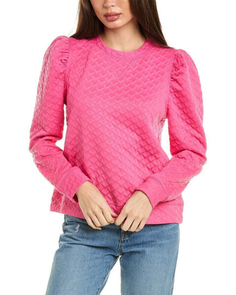 Fate Embossed Puff Sleeve Top Women's