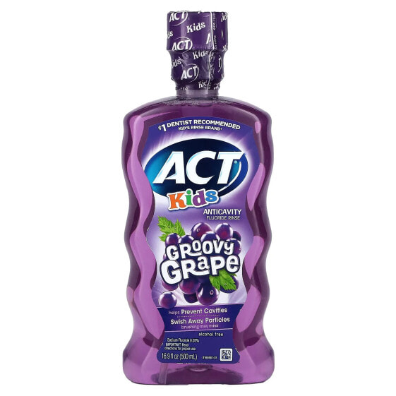 Kid's, Anticavity Fluoride Rinse, Groovy Grape, 16.9 fl oz (500 ml)