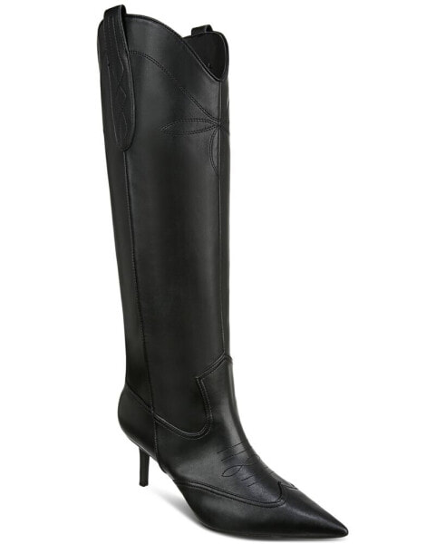 Women's Hayleigh Mid-Heel Cowboy Boots, Created for Macys